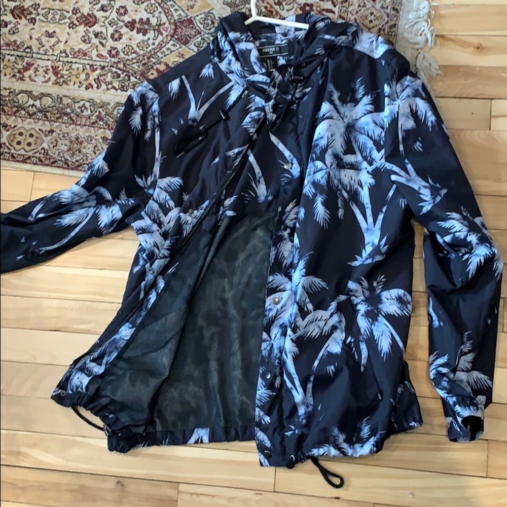 Palm tress causal jacket